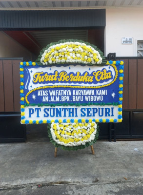Papan Bunga Duka di Pasirbuyut